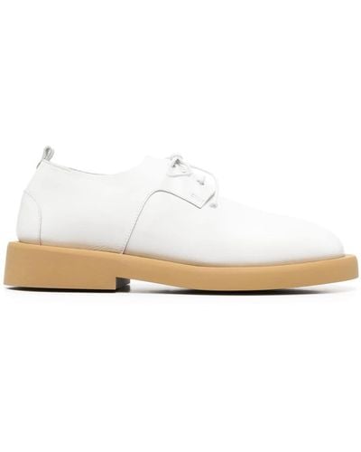 Marsèll Lace-up Leather Derby Shoes - White