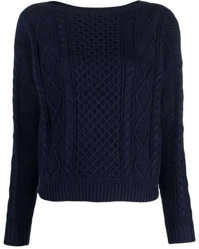 Lauren by Ralph Lauren Klassischer Pullover - Blau