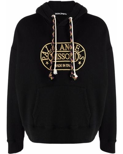 Palm Angels X Missoni hoodie Heritage ample à logo imprimé - Noir