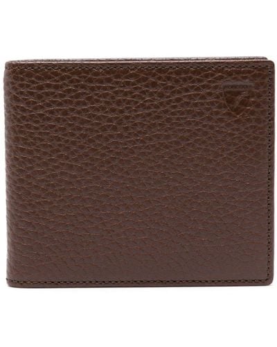 Aspinal of London Logo-stamp Leather Wallet - Brown
