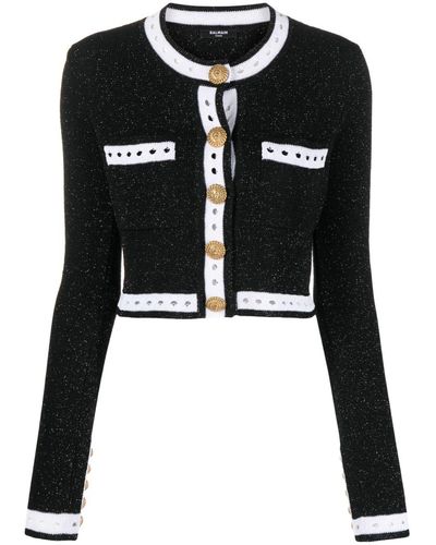 Balmain Vest Met Knopen - Zwart