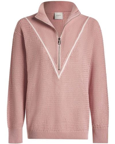 Varley Calva Half-zip Sweater - Pink