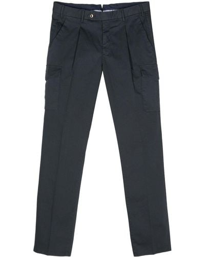 PT Torino Tapered Cargo Trousers - Blue