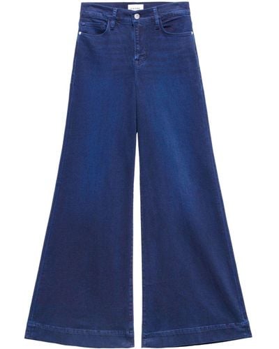 FRAME Weite Le Palazzo Jeans - Blau