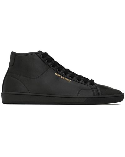 Saint Laurent Sl/39 High-top Sneaker - Black