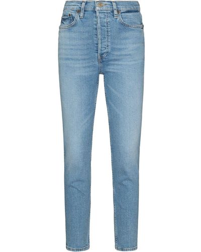RE/DONE 90s High Waist Jeans - Blauw