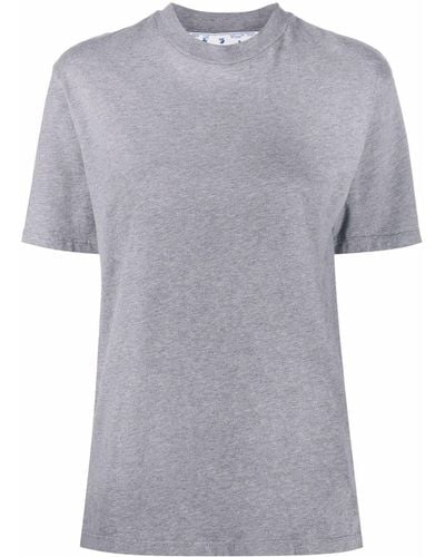 Off-White c/o Virgil Abloh Camiseta con estampado Diag - Gris