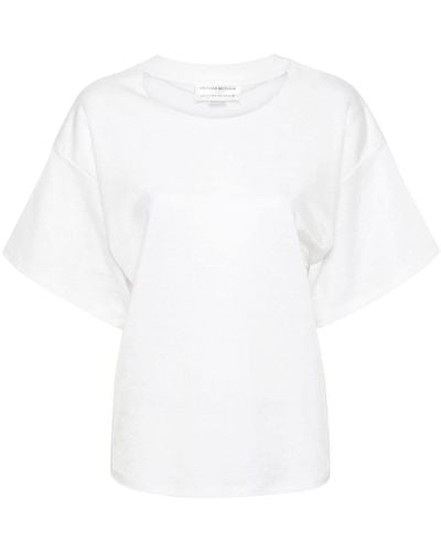 Victoria Beckham Cut-out Detail T-shirt - White