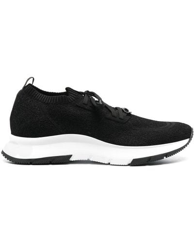 Gianvito Rossi Sock-style Low-top Sneakers - Black
