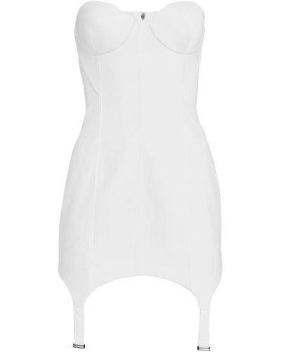 retroféte Vestido corto Tegan - Blanco