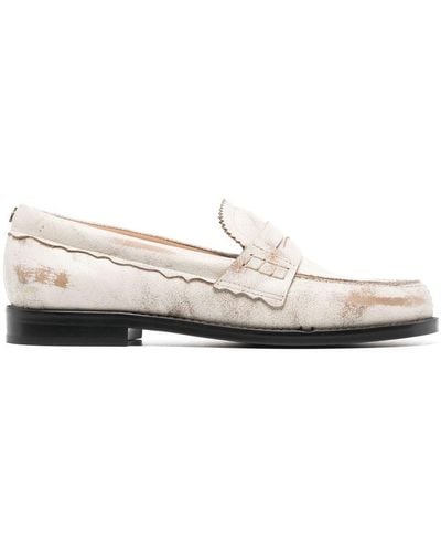 Golden Goose Jerry Distressed-Loafer - Weiß