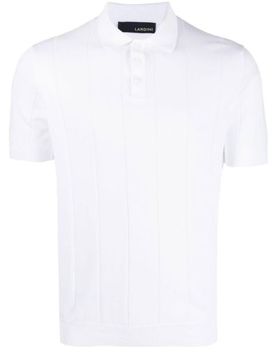 Lardini ニット ポロシャツ - ホワイト
