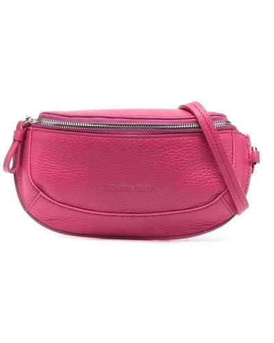 Fabiana Filippi Debossed-logo Leather Bag - Pink
