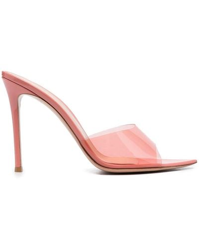Gianvito Rossi 120mm Transparent High-heel Sandals - Roze