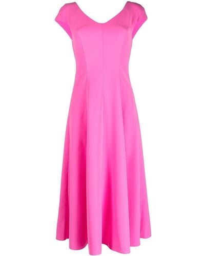 Emporio Armani カットアウトバック ドレス - ピンク