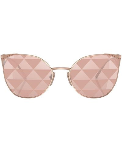 Prada Gafas de sol con logo - Rosa