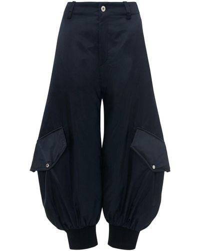 JW Anderson Pantalon ample à poches cargo - Bleu