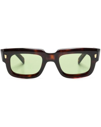 Cutler and Gross 9325 Rectangle-frame Sunglasses - Green