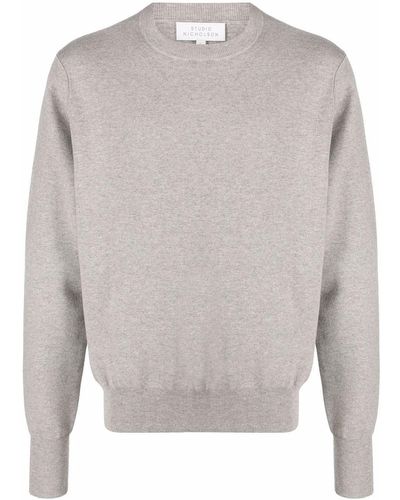 Studio Nicholson Sweater Met Ronde Hals - Grijs