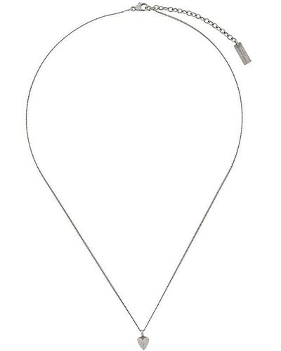 Saint Laurent Necklace With Pendants - Metallic