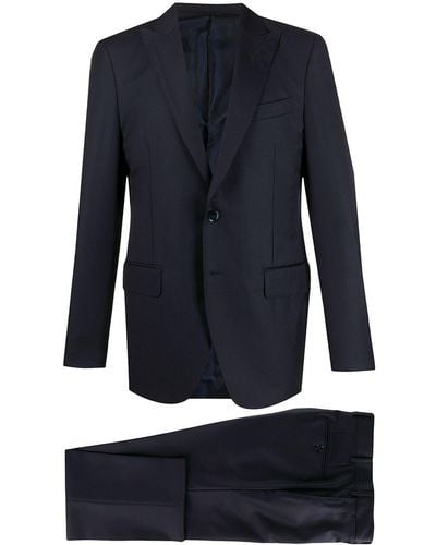 Dell'Oglio Single-breasted Two-piece Suit - Blue