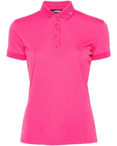 J.Lindeberg Tour Tech Polo Shirt - Pink