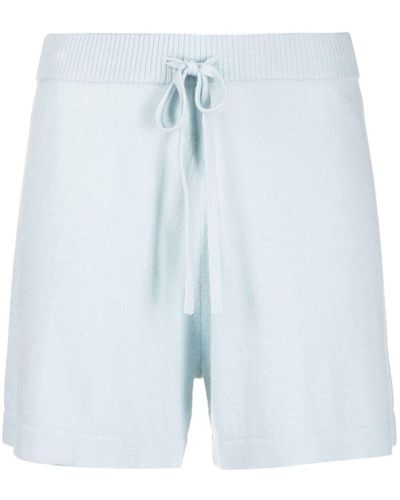 Chinti & Parker Drawstring Knitted Shorts - Blue