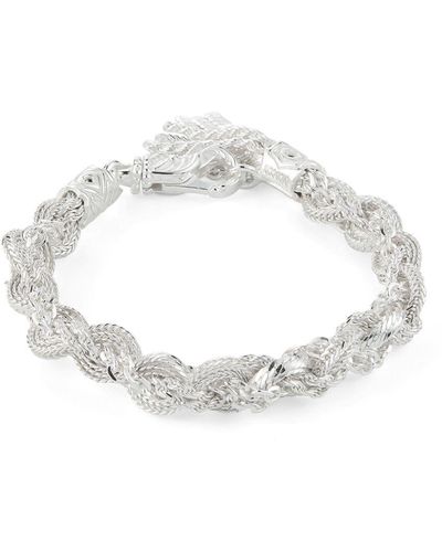 Emanuele Bicocchi Medium Braided Bracelet - White