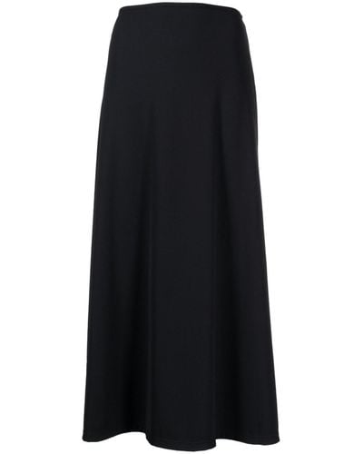 Johanna Ortiz A-line Stretch Midi Skirt - Black