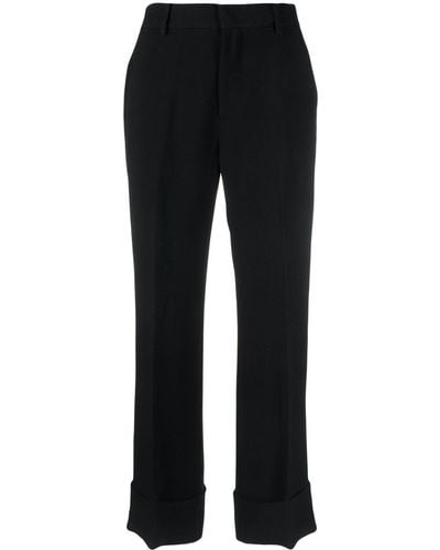 N°21 Tailored Cropped Pants - Black