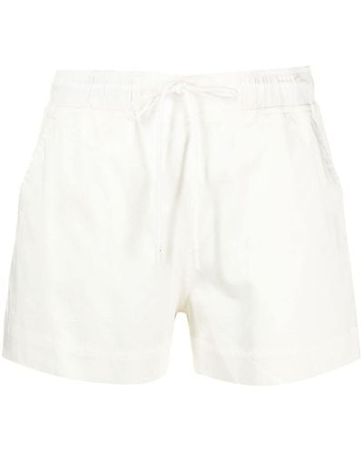 Cult Gaia Oby Cotton Shorts - White