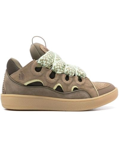 Lanvin Curb Chunky Trainers - Natural