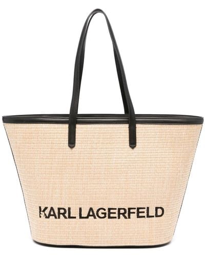 Karl Lagerfeld K/Essentiell Strandtasche - Natur