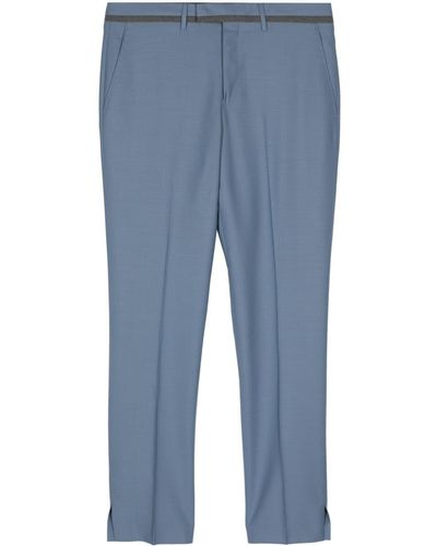 Paul Smith Pantalon de costume en laine - Bleu