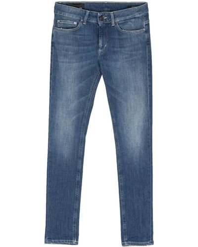 Dondup Monroe Low-rise Skinny-leg Jeans - Blue