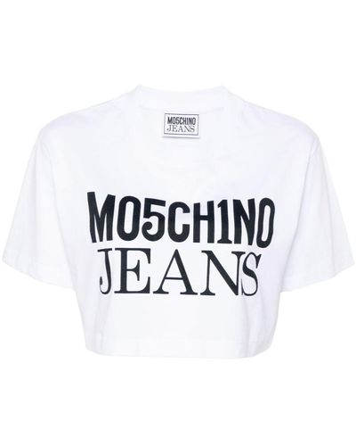 Moschino Logo-print Cotton T-shirt - White