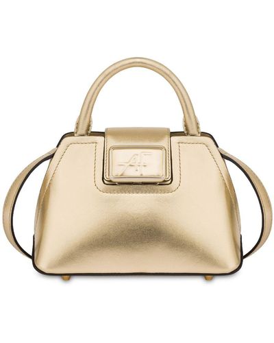 Alberta Ferretti Mini sac porté épaule Albi33 - Neutre