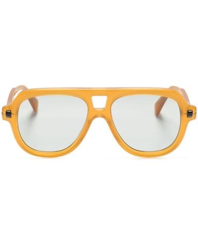 Kuboraum Q4 Oversize-frame Sunglasses - Natural