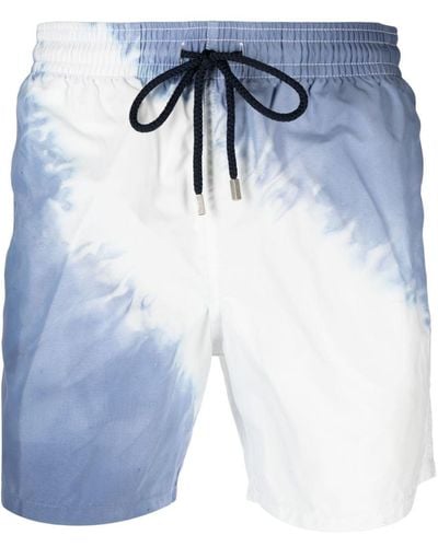 Vilebrequin Tie-dye Print Swim Shorts - Blue