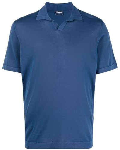 Drumohr Poloshirt - Blauw