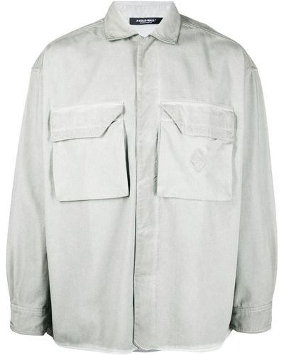 A_COLD_WALL* Flap-pockets Cotton Overshirt - Grey