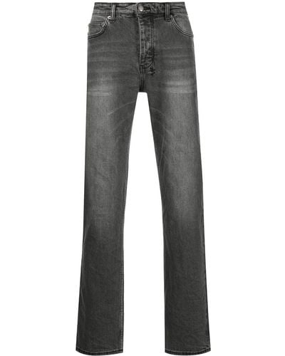 Ksubi Jeans slim con effetto schiarito - Grigio
