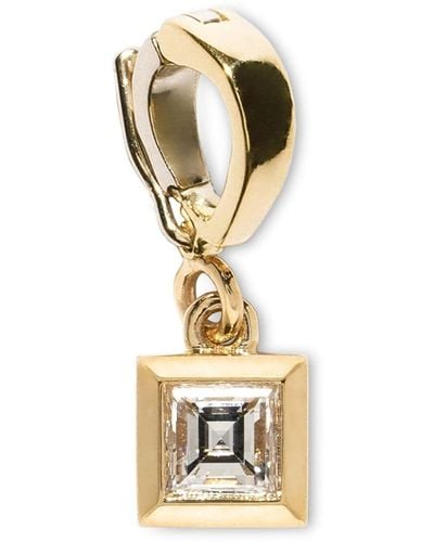 Azlee Charm en oro amarillo de 18 ct con diamantes - Metálico