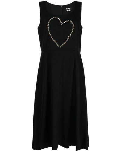 COMME DES GARÇON BLACK Studded-heart Detail Dress - Black