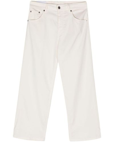 Dondup Pantalon Tami à coupe courte - Blanc