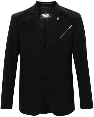 Karl Lagerfeld Blazer con botones - Negro