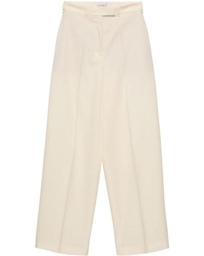 Rohe Pantalon de costume en laine - Blanc