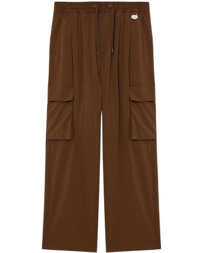Chocoolate Straight Cargo Trousers - Brown