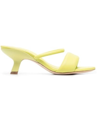 Vic Matié Bonbon 70mm Sandals - Yellow
