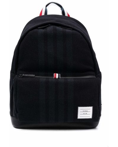 Thom Browne Double-face 4-bar Easy Backpack - Black